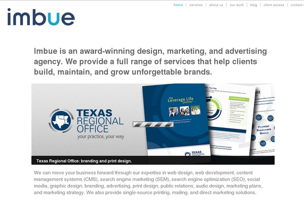 imbuecreative.com site used Imbue