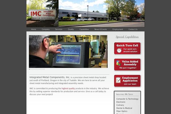 Hybrid theme site design template sample