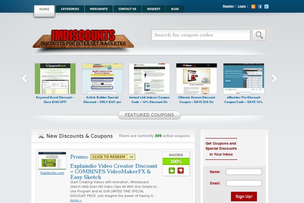 Clipper theme site design template sample