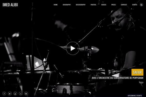 JamSession theme site design template sample