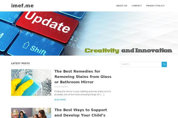 Edge theme site design template sample