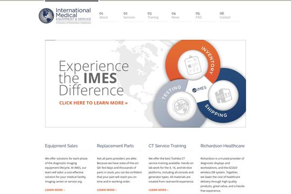 Industrial theme site design template sample