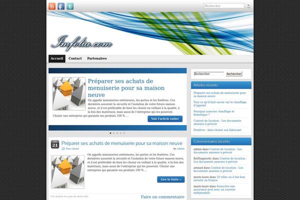 Graphene theme site design template sample