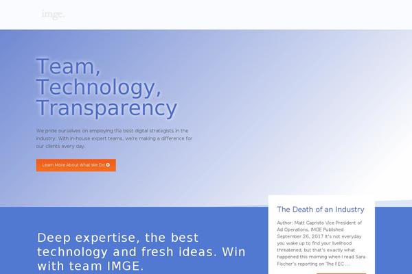 imge.com site used Imge-framework