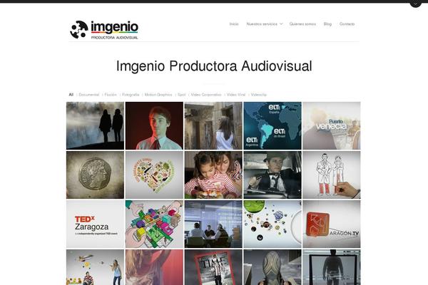 Aware theme site design template sample