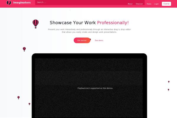 imginators.com site used Moodyboles-soon