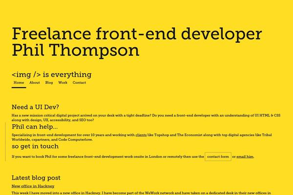 Site using RICG Responsive Images plugin