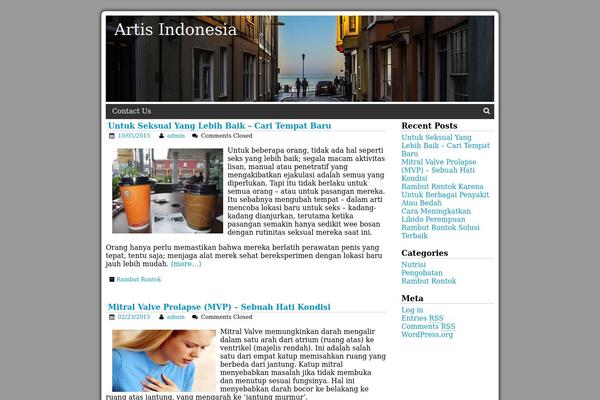 Azul Silver theme site design template sample