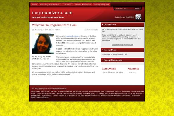 Flexsqueeze theme site design template sample