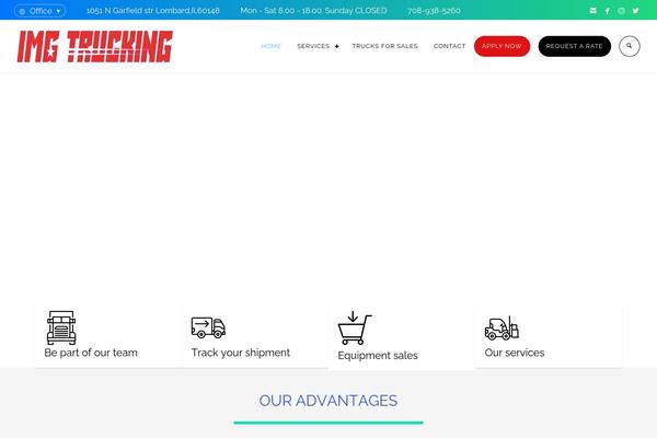 Logistic theme site design template sample