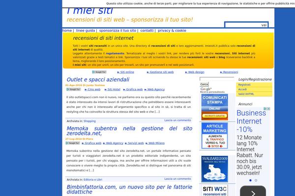 Edge theme site design template sample