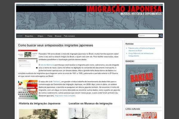 Site using jQuery Colorbox plugin