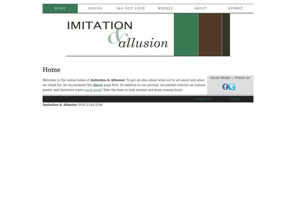 Pilcrow theme site design template sample
