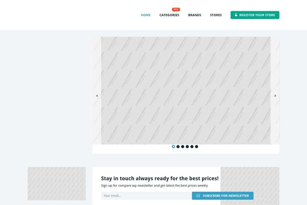 Compare theme site design template sample