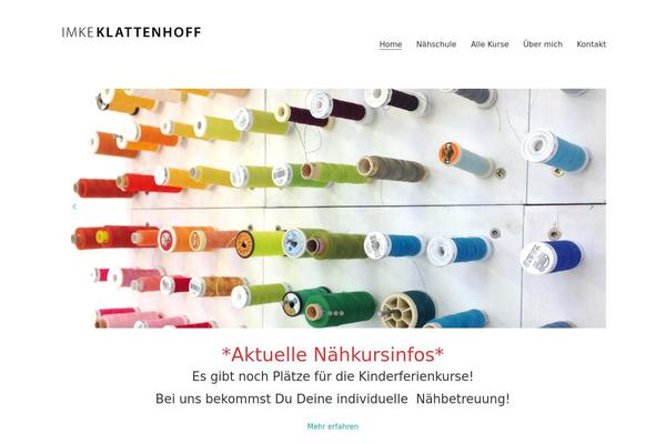 Kalium theme site design template sample