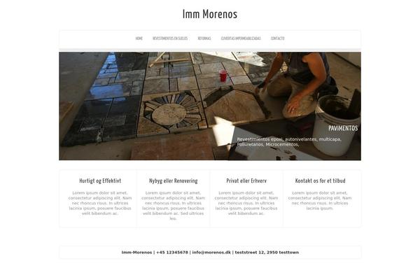 Zenon Lite theme site design template sample