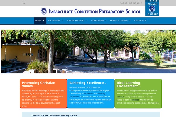 Campus theme site design template sample