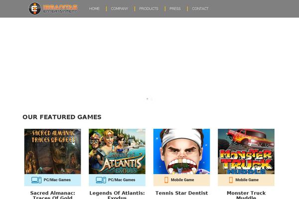 Ultimatum theme site design template sample