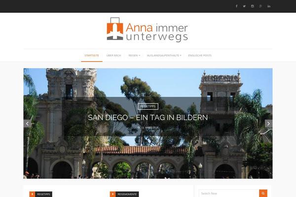Travelista theme site design template sample