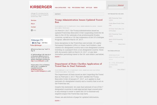 Site using Really Simple Twitter Feed Widget plugin