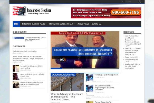 Jarida theme site design template sample