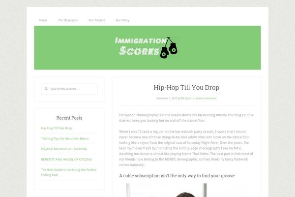 Lifestyle Pro theme site design template sample