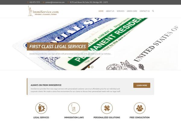 immiservice.com site used Interface