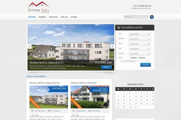Locality theme site design template sample