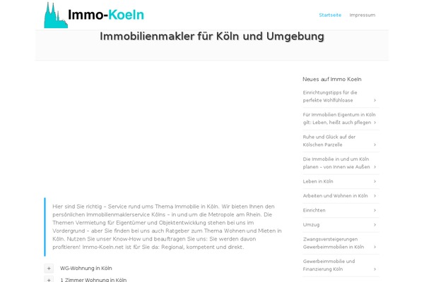 immo-koeln.net site used Strata_wp