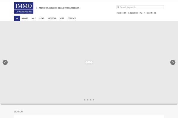 RealEstate theme site design template sample