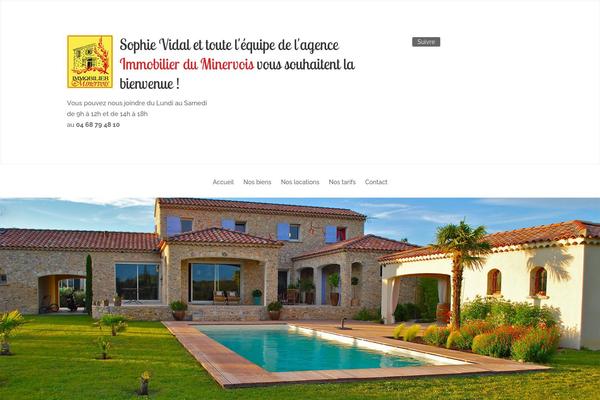 immo-minervois.com site used Immobilier-minervois