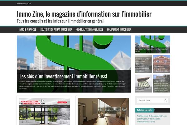 WP FanZone theme site design template sample