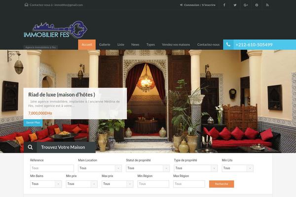 Realhomes Theme theme site design template sample