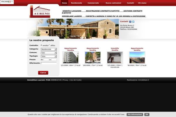 Sereno theme site design template sample