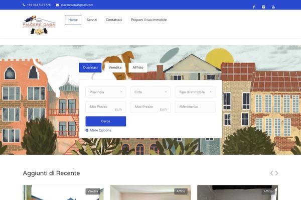 Site using Realteo plugin