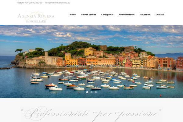 Realty theme site design template sample