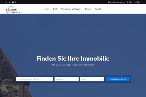 WP Residence theme site design template sample