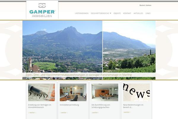 Panoramica theme site design template sample