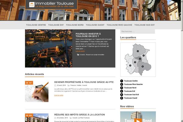 Intime theme site design template sample