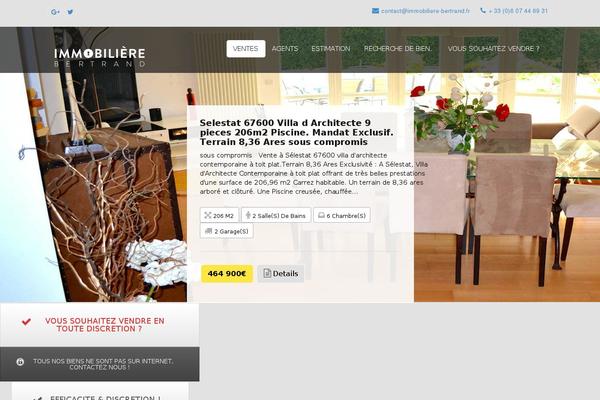 Sweethome theme site design template sample