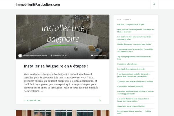 Readable theme site design template sample
