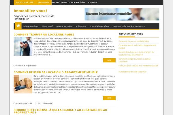 SuperMag theme site design template sample