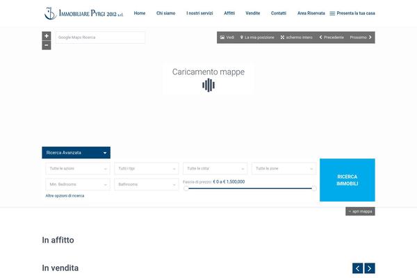 WP Residence theme site design template sample