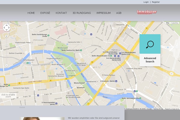 Wp Estate theme site design template sample