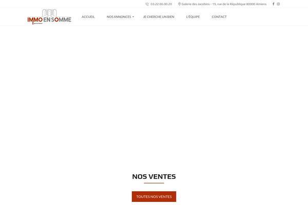 immoensomme.com site used Myhome-child