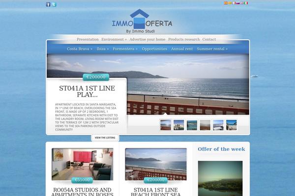 ElegantEstate theme site design template sample