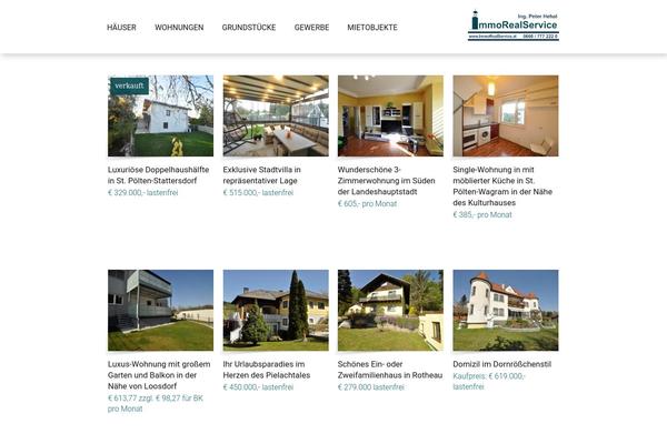 Wp Estate theme site design template sample