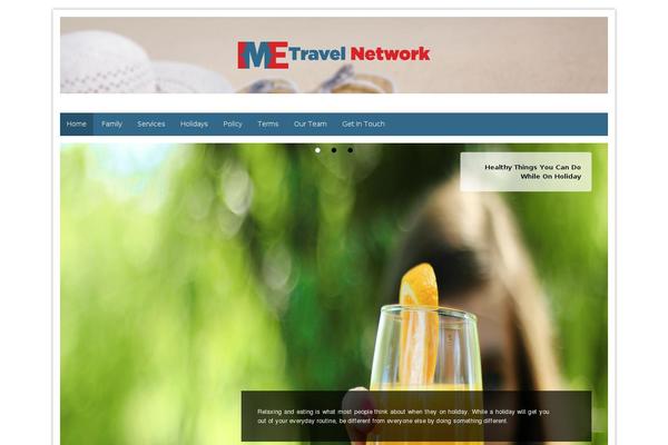 Blue Planet theme site design template sample