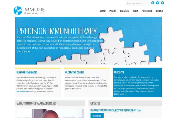 immunepharma.com site used Immune