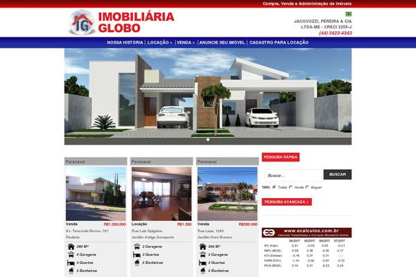 Estate theme site design template sample